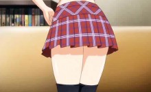 Shy Anime Doll In Apron Jumping Craving Dick In Bed