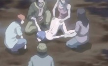 Anime Babe Gangbanged And Bukkaked Outdoor