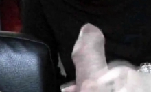 Long nails teasing monster cock