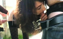 Ophelie Gets Analsex In The Street