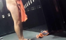 Caught Getting Hard On In Locker Room - Boner Spy, Big Dick