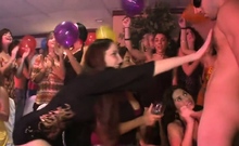 Sexual dick engulfing experience with babes