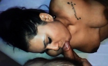 Sexy Latina Milf Bj Cum In Mouth