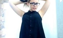 Girl Gets Dressed After Being Naughty
