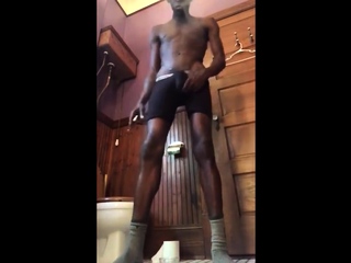 He is black, he is tall, he smokes and has huge cock