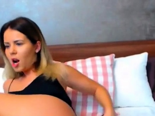 White Nail Polish Cam Girl Feet In Face NO SOUND