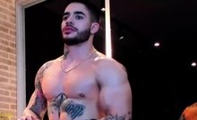 Hot Hunk Owns Latin Gay Ass To Fuck Hard