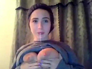Lactating cam girl