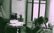 Black Babe Fucking on Office