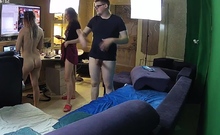 Amateur Hidden Cam with Dildo Wives