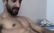 Turkish handsome hunk with big cock cumming