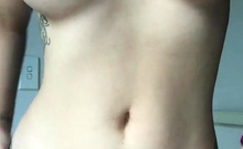 Big boobs milf masturbates with her dildo