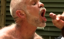 DILFs facialized by studs in cum guzzling compilation