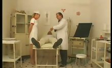 Naughty Nurse Gets Laid