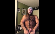 Hairy Lumberjack Shows Off his Cock ( No Cum )