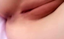 Close up amateur masturbating solo