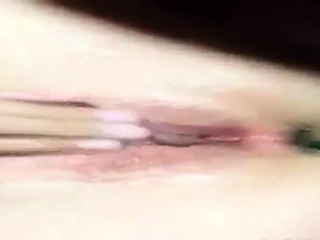 Cute Chinese girl squirting masturbation using toy!
