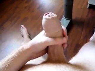 Uncut peeling back with huge head