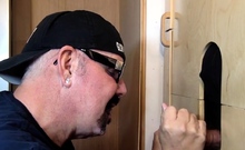 Gloryhole BJ DILF deepthroats dude