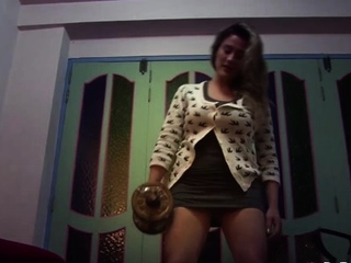 Romantic asian brunette first timer adores boner insertion