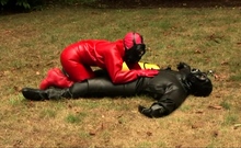 German amateur couple fucking outdoors