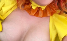 Amateur blondie solo anal masturbation