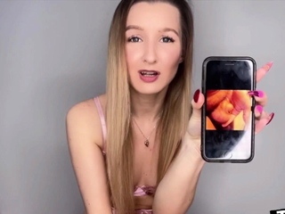 Belittling solo babe talks dirty in SPH