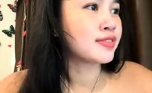 Amateur asian teen licks ass and sucks cock