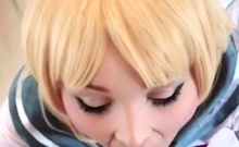 Huge Japan blowjob and handjob POV orgy with a cumshot