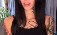 Curly Blonde Teen Records Solo Dildo Masturbation More at