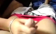 Malaysian Girl Aisyah Sucks and Jerks Off