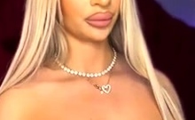 Amateur blond girl with big boobs getting fucked