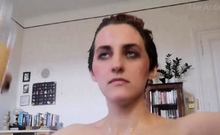 Big-Ass Babe Gets Wet and Messy on Cam!