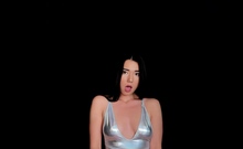 Close up teen pussy gaping action