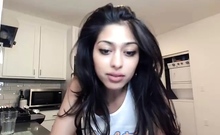 Close up teen pussy gaping action