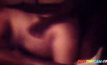 Interracial Close-Up Webcam Sex With BBC