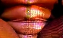Close up amateur beauty uses her toy to masturbates
