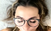 Butt fucked blonde amateur facialized in this pov video