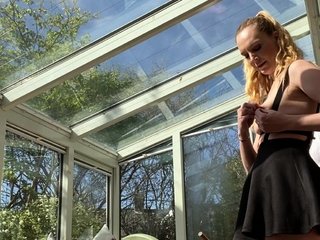 Amateur small tit banged