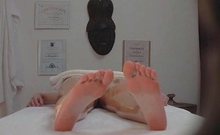 Amateur latin caught by hidden cam