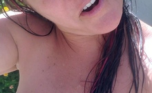 Leann amateur beautiful brunette with big boobs