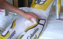 Cycle Suit Rub - Big Cock Handjob