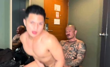 Hung Homo Swallows Hard Dick Before Fuck