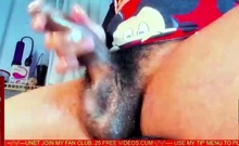 Jerking off shemale tranny solo play