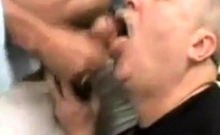 Mature Bear Daddy Sucks and Swallows