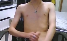 Smooth Twink Webcam Masturbation