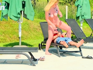 Step mom replaces spouse in pool, revealing phat orbs -