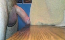 Big Cock Masturbating to Hands-Free Orgasm