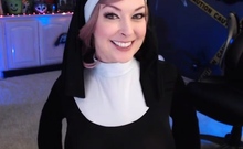 Hot Brunette Amateur Milf Rides Hubbys Cock