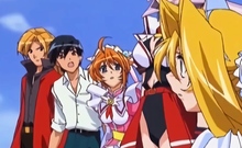 Hot Busty Anime Teens Flying Around